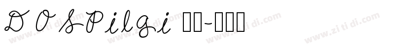 DOSPilgi 字体字体转换